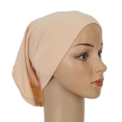 Ramadan Hijab Undercap Head Cover Instant Cotton Bonnet Hijabs for Women Muslim Turbans Inner Cap Turbante Muslim Women Hijab