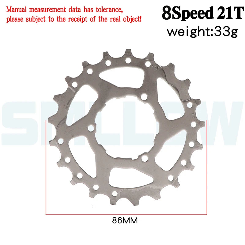 Mountain Bicycle Flywheel Teeth 11T 12T 13T 14T 15T 16T 17T 18T 19T 21T 8 SpeedSteel Freewheel Gear Denticulate Repair Parts