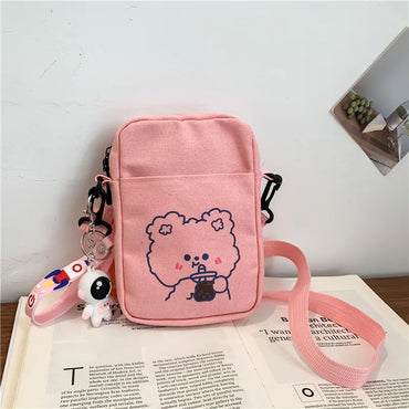 Small Canvas Women Bag Crossbody Small Bags for Women Cloth Cell Phone Shoulder Bags for Women Ladies Purse Phone Bag Handbags