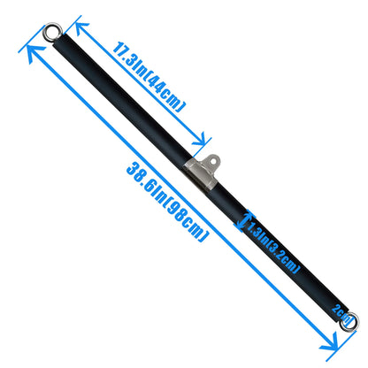 Lampiran Tarik Turun Kabel LAT Tidak Boleh Ditanggalkan untuk Bar Jalur Rintangan Bar Lurus Gim untuk Latihan Angkat Berat