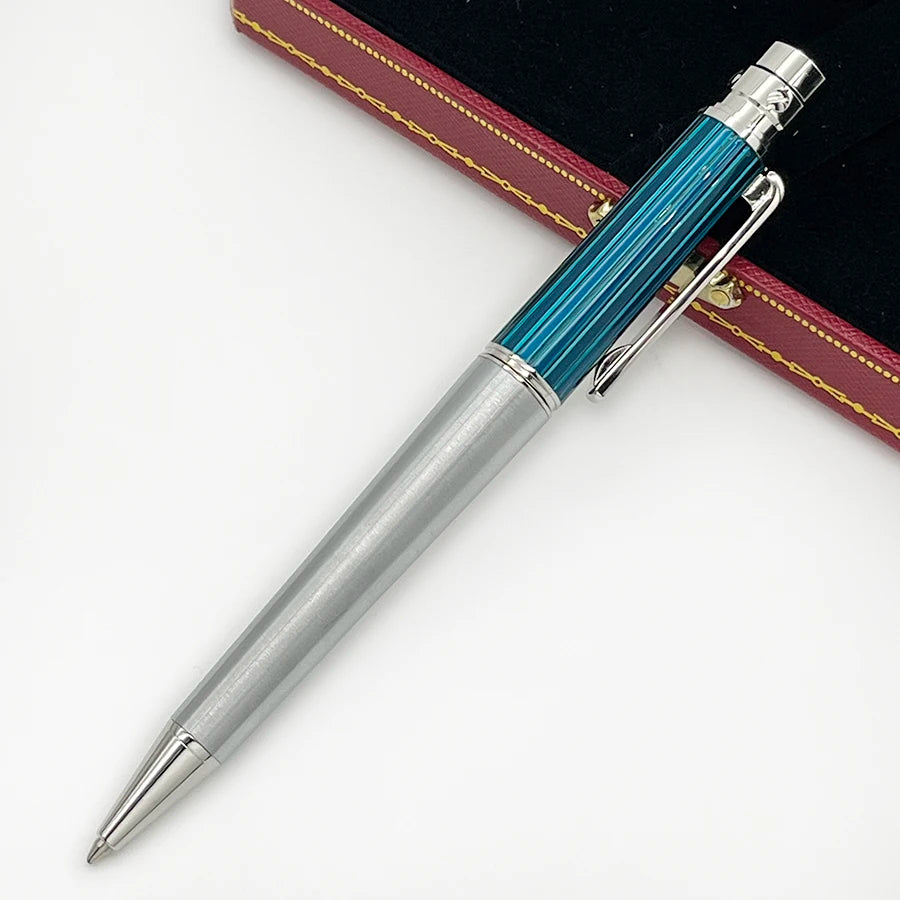 YAMALANG Classic Matte Metal Barrel Roller Ball Pen Ballpoint dengan Tulisan Nombor Siri Alat Tulis CT Licin 