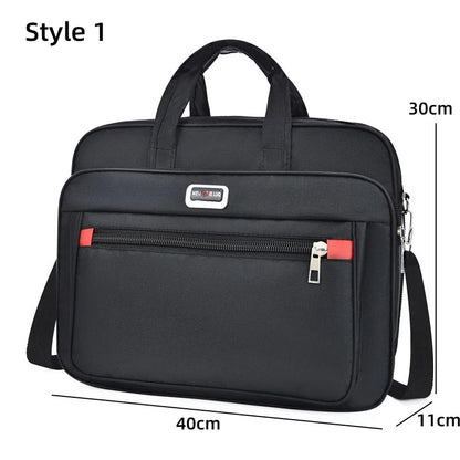 Business Laptop Briefcase Men Waterproof Oxford Handbag Office Documents Messenger Shoulder Bags Large Executive Satchel XA303C