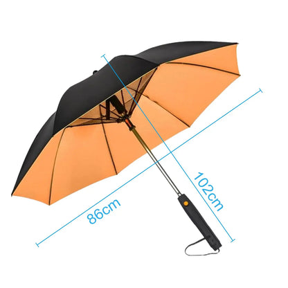 3 in 1 Umbrella with Fan Portable Misting Fan Umbrella With UV Protection Mist Spray Umbrella for Summer Cooling Battery Power