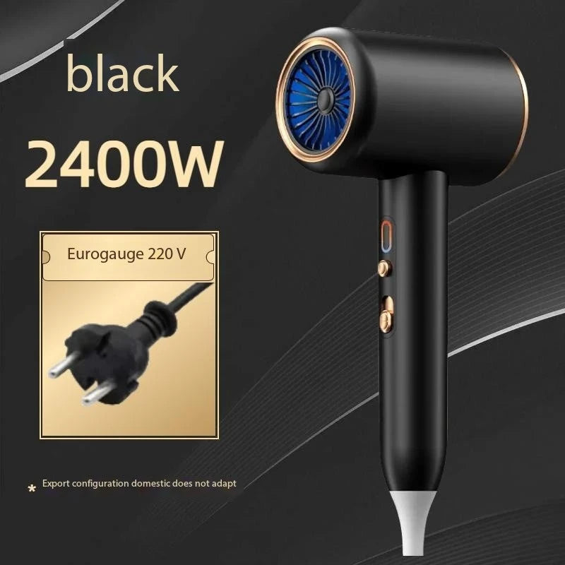 New F80 Professional High Speed Leafless Hair Dryer Hair Salon For Home Straight Hair Negative Ion Bass Noise Reduction