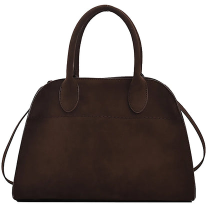 Suede Tote Bag for Women Women's Suede Purse Vintage Top Handle Bag Fashion Retro Shoulder Satchel Work Leather Bag