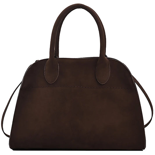 Suede Tote Bag for Women Women's Suede Purse Vintage Top Handle Bag Fashion Retro Shoulder Satchel Work Leather Bag