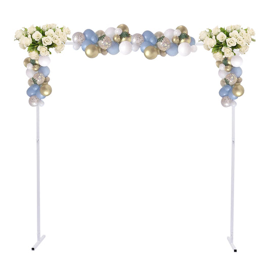 Gerbang Perkahwinan Bymaocar 6.6 kaki untuk Majlis Gerbang Belon Stand Metal Backdrop Stand untuk Perkahwinan Paparan Acara Pesta Hari Lahir