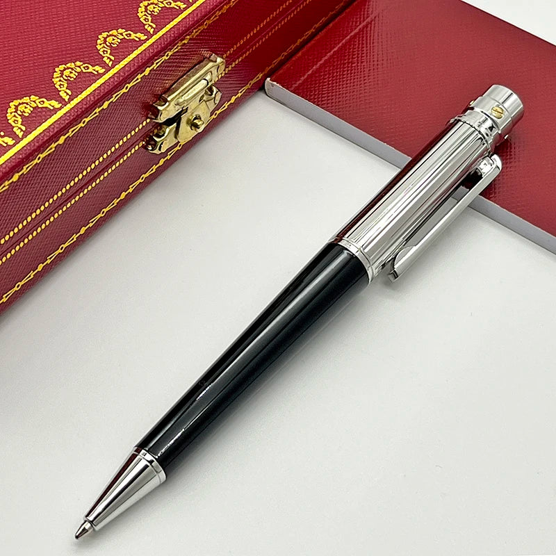 YAMALANG Classic Matte Metal Barrel Roller Ball Pen Ballpoint dengan Tulisan Nombor Siri Alat Tulis CT Licin 