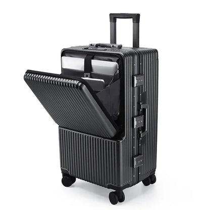 Trolley Suitcase Computer Boarding Travel Luggage Large-capacity Suitcase Password Box Luggage Multifunctional Suitcase