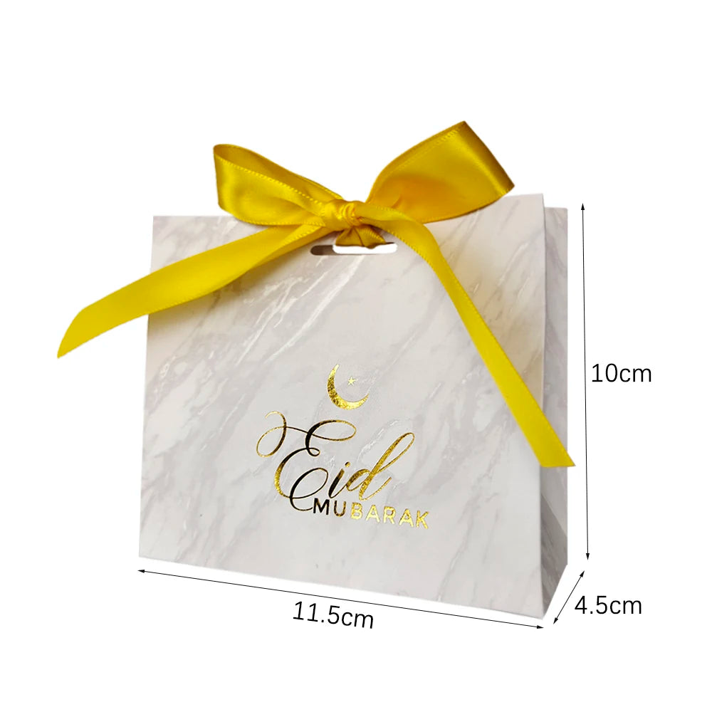 5 Keping Kotak Hadiah Eid Mubarak Kotak Kuki Gula-gula Eid Mubarak Beg Pembungkusan Hadiah Pesta Hari Raya Ramadan Nikmat Hiasan Eid Mubarak 2024 