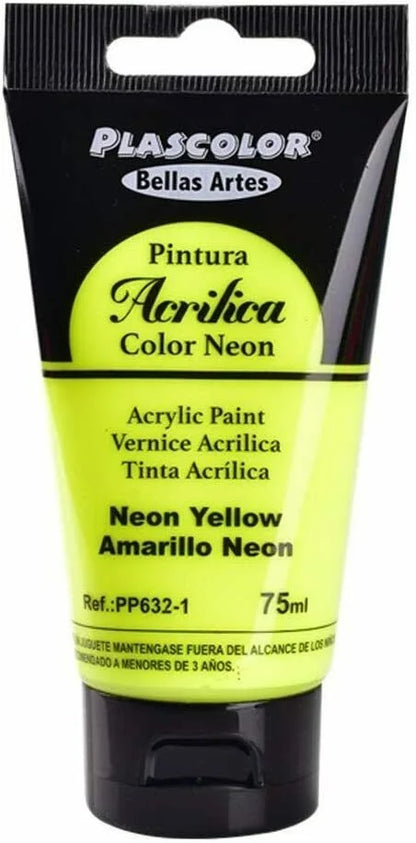 Pinturas Acrílicas para Manualidades y Uso Profesional, Colores, 75ML