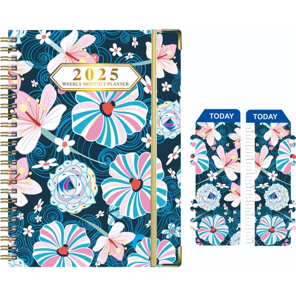 A5 2025 Daily Planner Notebook Journal Time Management Coil Notebook Daily Student Schedules To Do List English Notebook