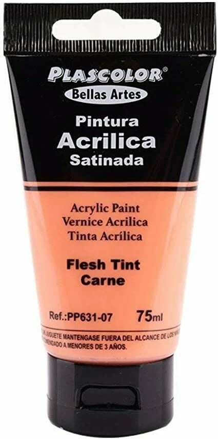 Pinturas Acrílicas para Manualidades y Uso Profesional, Colores, 75ML