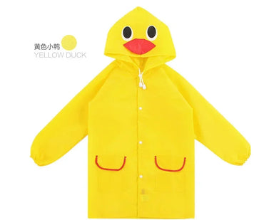 Cartoon Animal Style Waterproof Kids Baby Raincoat for Children Rain Coat Rainwear Student Poncho Rain Coat Kids