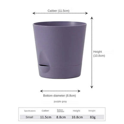 Detachable Bottom Flower Pot Lightweight Material Light Blue Home Supplies Breathable Flower Pot Breathable Flowerpot