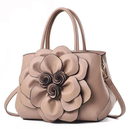 New Fashion Big Rose Flower Women's Bag Handbag Shoulder Bag Purse Ladies Female Crossbody Bag Luxury Bag Large Capacity 2#