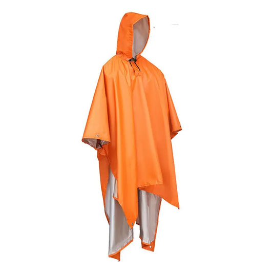 3 In 1 Outdoor Military Waterproof Raincoat Rain Coat Men Raincoat Women Awning From The Rain Motorcycle Rain Poncho Picnic Mat