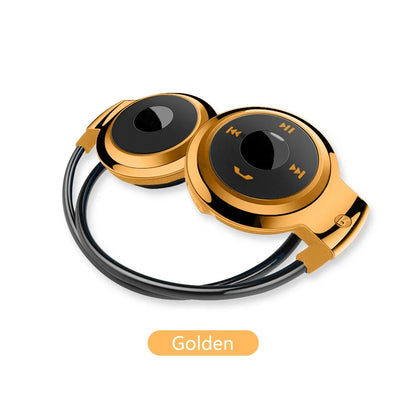 Mini 503 Bluetooth Headphone Handsfree MP3 Player Wireless Stereo Sport Headset Support TF Card FM Headband Headphone