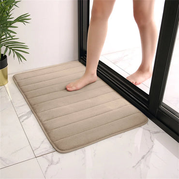 Super Absorbent Bath Mat Non Slip Rugs Bathroom Carpets Soft Memory Foam Floor Mat Bedroom Toilet Floor Shower Rug Home Decor