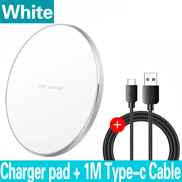 200W Wireless Charger For iPhone 14 13 12 15 Pro XS Max Mini X XR Induction Fast Wireless Charging Pad For Samsung Xiaomi Huawei