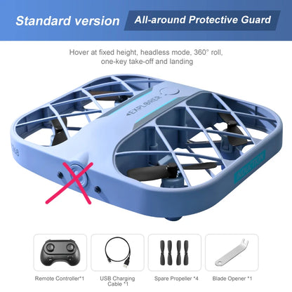 New JJRC H107/H36 8K shooting mini drone quadcopter children remote control toys intelligent obstacle avoidance helicopter