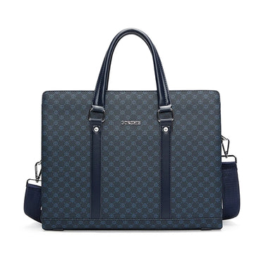 Luxury Password Lock Briefcases For Men PU Leather Executive Business Office 15.6 Inch Laptop Portfolio Large Bag Documents