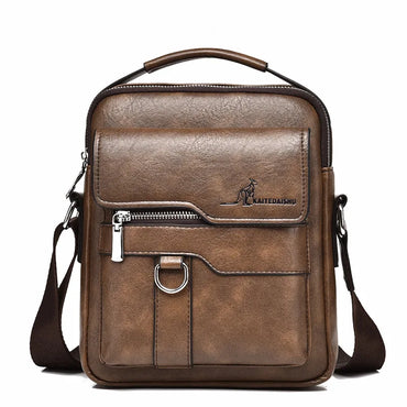 Luxury Brand Vintage Messenger Bag Men Leather Shoulder Bags For Men Small Crossbody Bag Male Side Bag Office Business Handbag