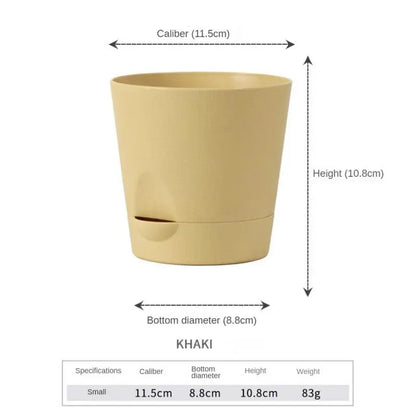 Detachable Bottom Flower Pot Lightweight Material Light Blue Home Supplies Breathable Flower Pot Breathable Flowerpot