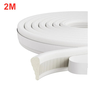 2M Door Window Sealing Strip Acoustic Foam Sound Insulation for Sliding Door Windows Windproof Soundproof Cotton Seal Gap Filler