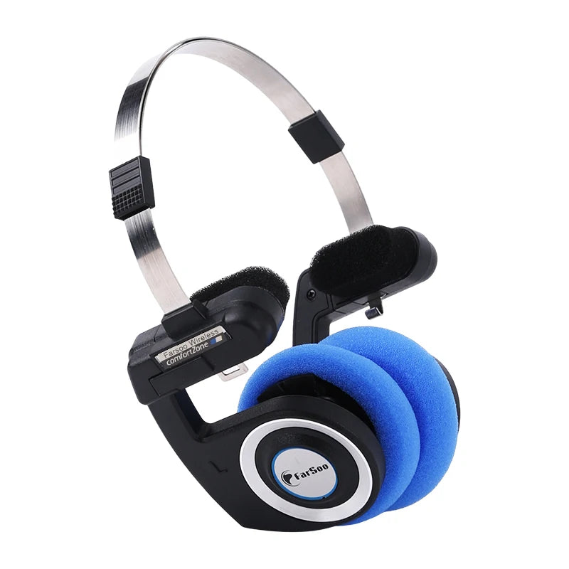 Farsoo new PP wirless headphone over ear bluetooth music portable foldable headset 15 hours play time for phones