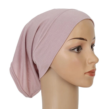 Ramadan Hijab Undercap Head Cover Instant Cotton Bonnet Hijabs for Women Muslim Turbans Inner Cap Turbante Muslim Women Hijab