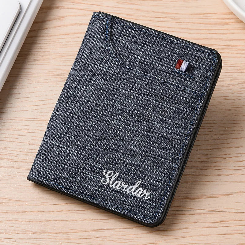 Men's Wallet Short Wallet Card Holder Fashion Thin Multi Card Business Soft Leather Wallet for Men Bolsa Feminina Coin Purse