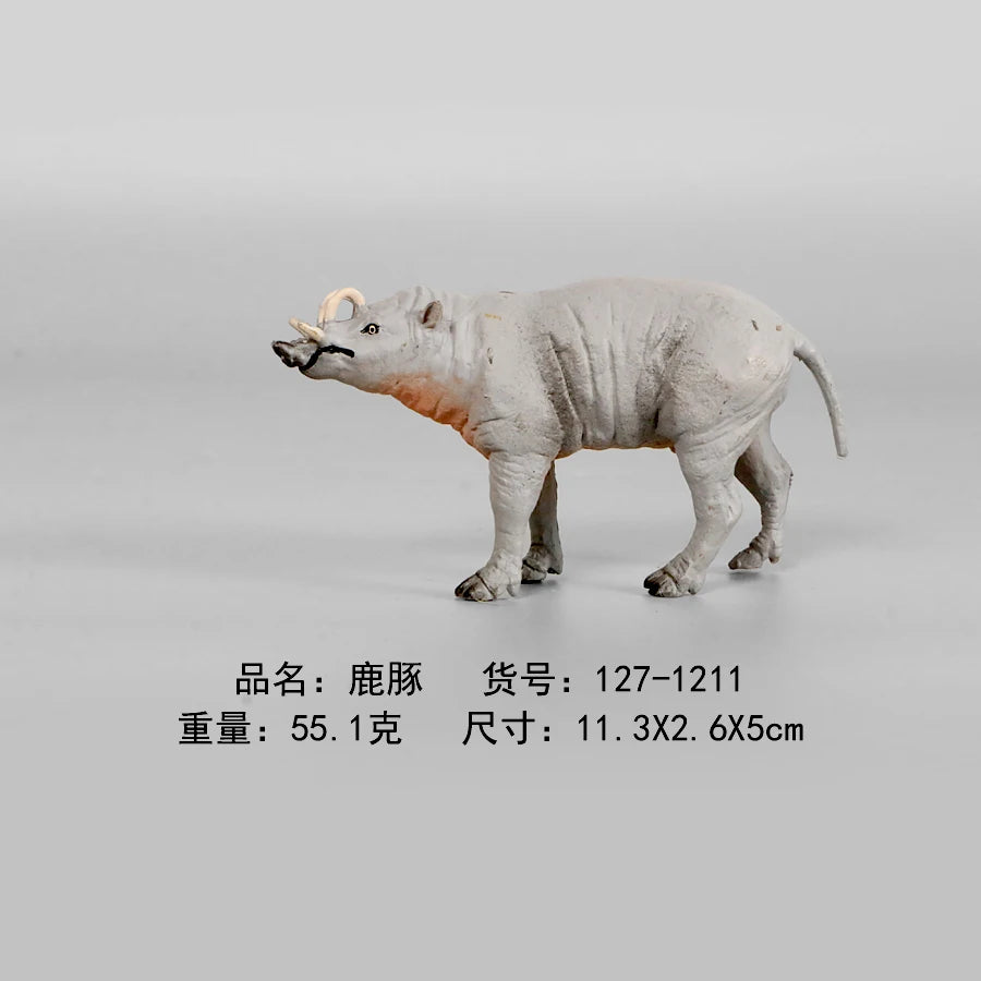 Realistic Wild Animal Models Rare Forest Animal Figurines Action Figure Toys,Malay Tapir,Anteater,Badger Model Educational Toys