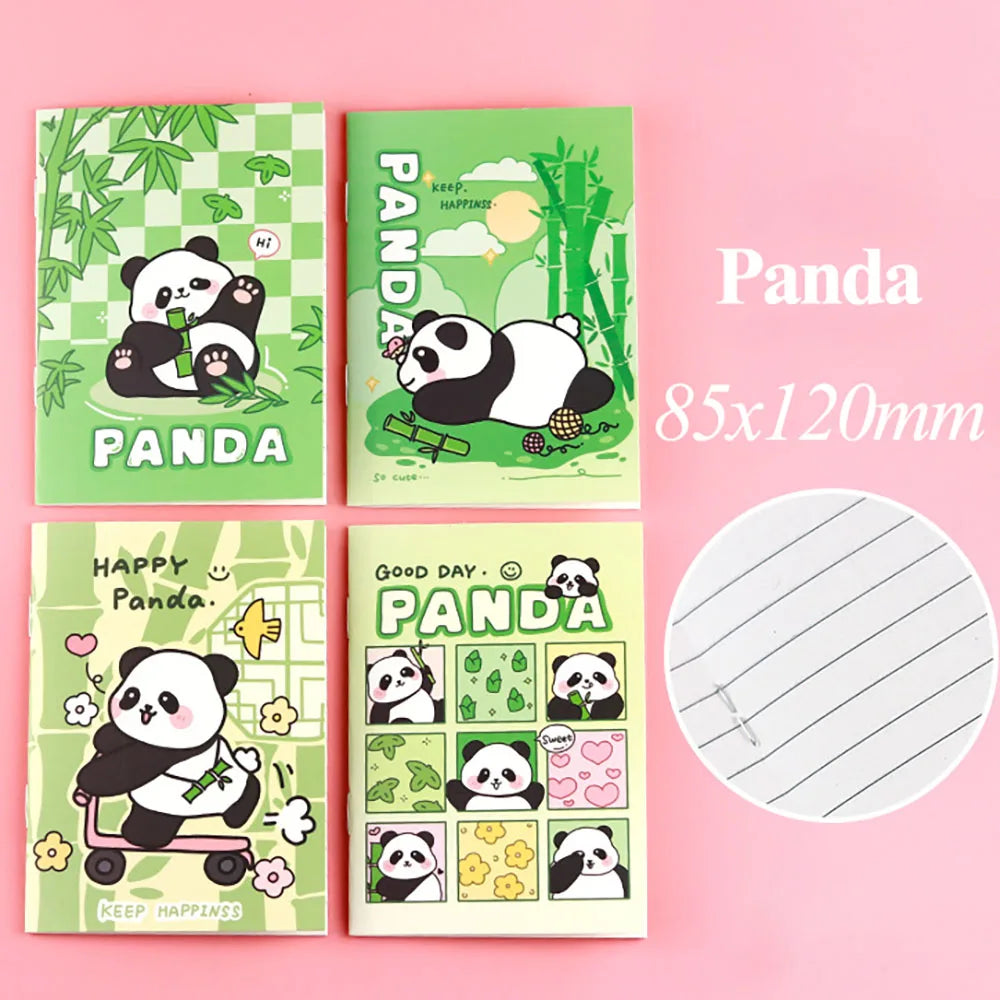 10Sets Retro Small Notebooks Kawaii A7 Blank Mini Cute Planner Diary Note Notepad Aesthetic Journal Kids Stationery Agenda Thing