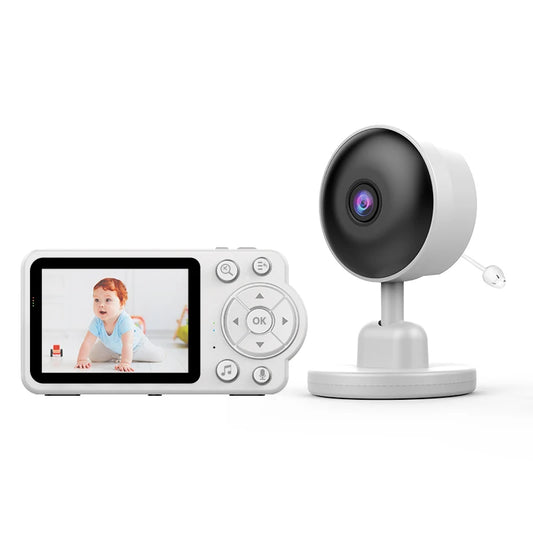 Baby monitor two-way audio voice intercom infrared night vision baby camera with monitor video surveillance security protection