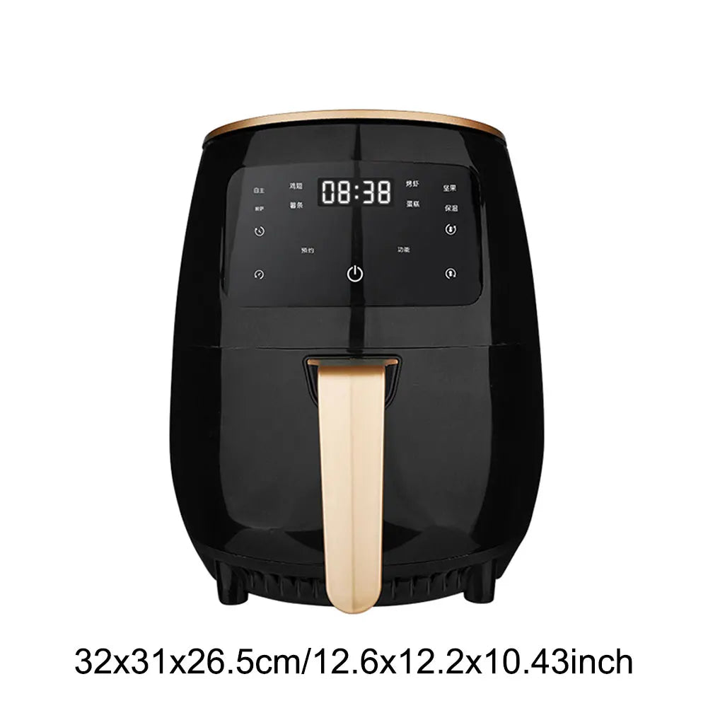 4.5L Smart Air Fryer Compact Air Fryer Multi-Function French Fries Mini Air Fryer Touch Screen Digital Air Fryer Kitchen Gadgets