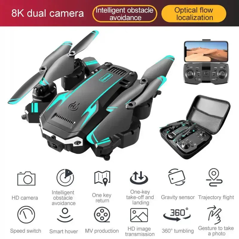 8K S6 Professional Foldable Quadcopter Aerial Drone HD Camera GPS RC Helicopter FPV WIFI Obstacle Avoidance Toy Gifts RC Plane