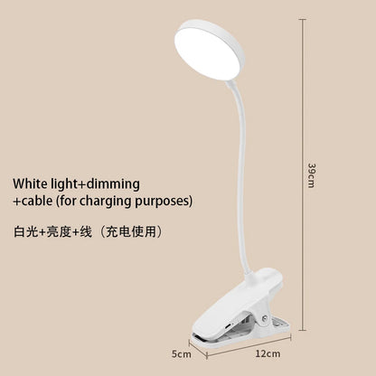 LED Desk Lamp Stepless Dimmable Night Light USB Rechargeable Eye Protection Foldable Table Lamp For Bedroom Bedside Desk