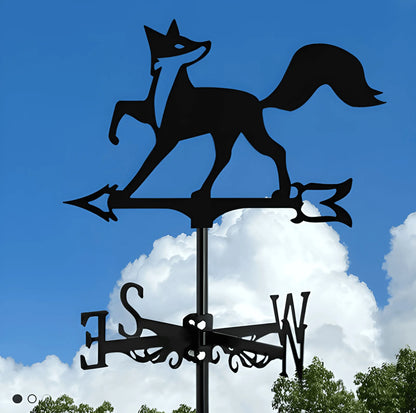 Garden Decorations Outdoor Wind Vane Greenhouse Garden Supplies Witch Dog Sailboat Eagle Rooster Weather Vane Shed Roof Iron Art