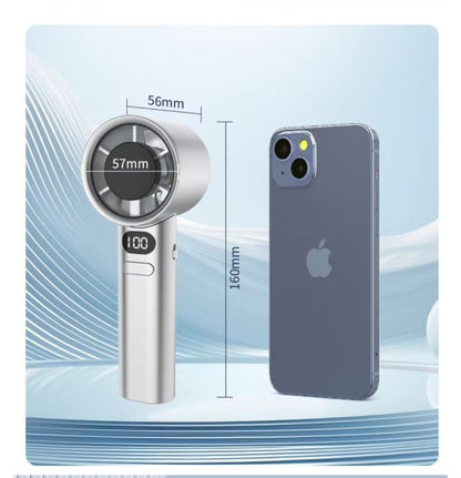 M11 High Speed Handheld Fan Turbine Handheld Violent Fan Roller Steerless Adjustable Mini Fan Outdoor Carry usb Power