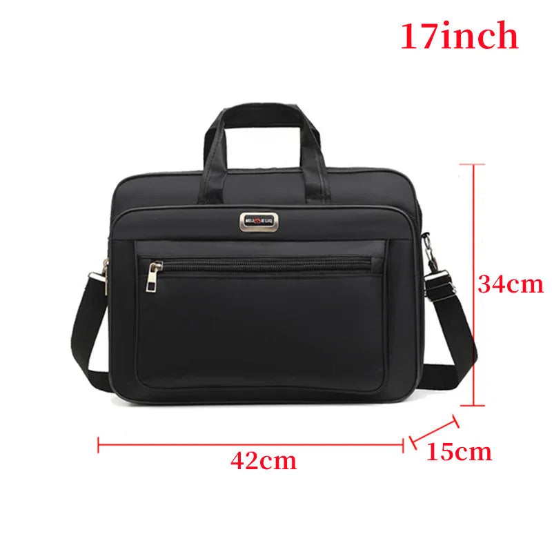 15.6-17inch Briefcase Business Laptop Bag Notebook Pouch Cover Case Work Shoulder Bags Messenger Shoulder Handbag Office Bags