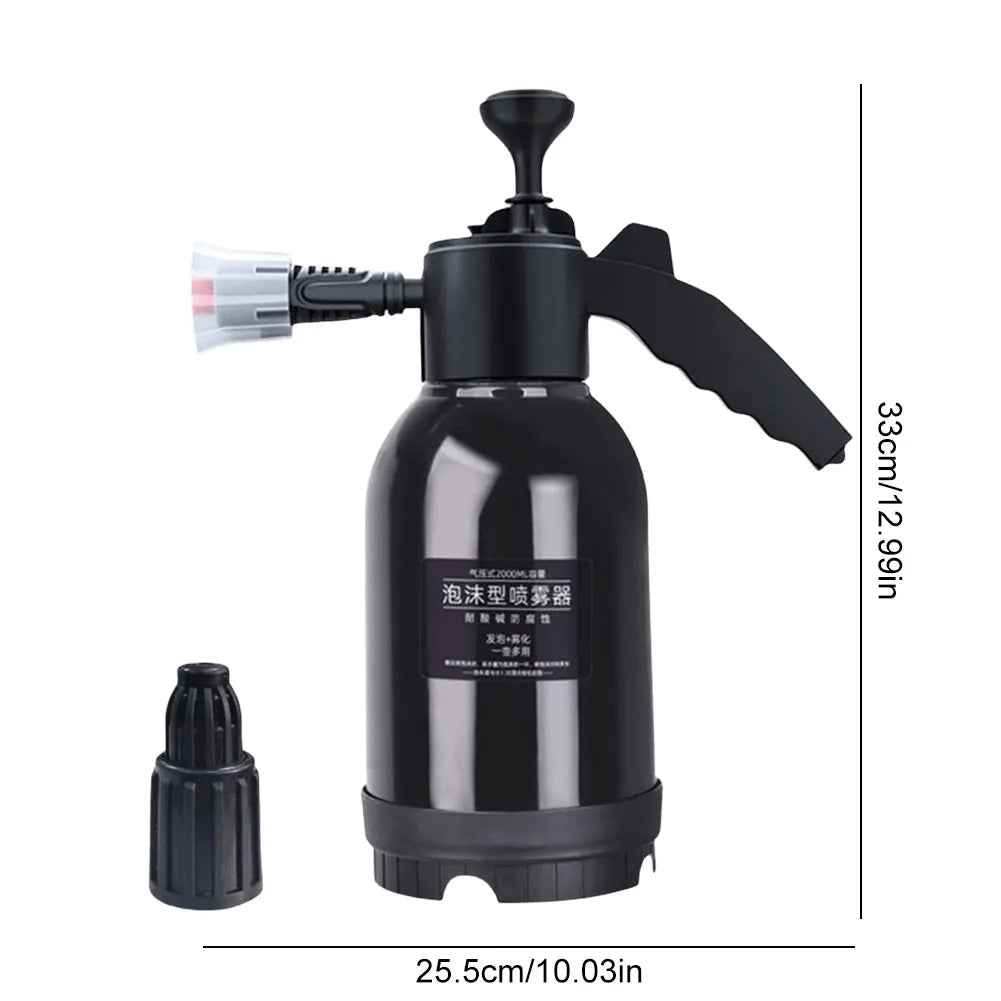 2/3L Hand Pump Water Sprayer Car Washing Pressure Spray Pot Air Pump Pressurized Plant Spray Bottle Watering Can Gardening Tools