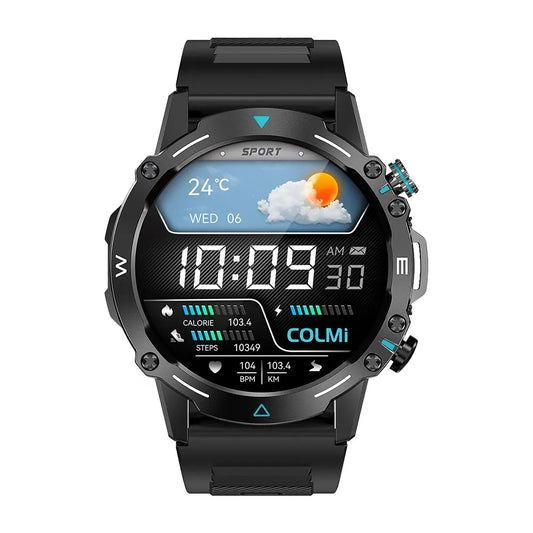 Jam Pintar COLMI M42 1.43'' Paparan AMOLED 100 Mod Sukan Panggilan Suara Jam Tangan Pintar Lelaki Wanita Jam Tangan Keliatan Gred Tentera 