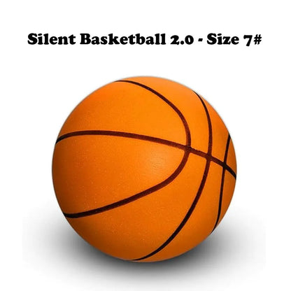 Silent basketball Size 7 Squeezable Mute Bouncing Basketball Indoor Silent Ball Foam Basketball 24cm Bounce Football Sports Toys