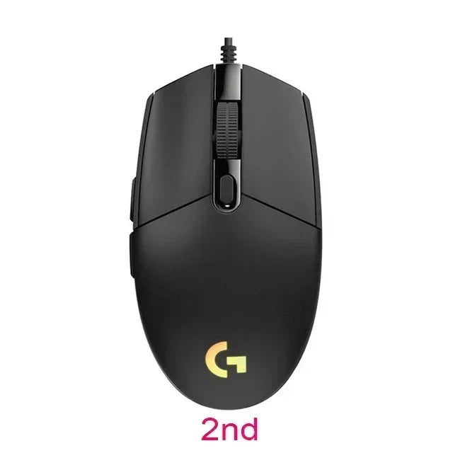 Original Logitech G102 Gaming Wired Mice RGB Backlit Gaming Mouse USB Type A 8000 DPI PC / Mac / Laptop Laptop Accessories Mouse