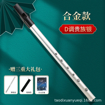 Irish Whistle Flute C Key D Key Ireland Tin Penny Whistle 34cm/30cm 6Hole Flute Instrument Portable Musical Instruments Beginner