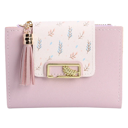 2023 Fashion Ultra-thin Wallet Short Wallet for Woman Mini Coin Purse Ladies Clutch Small Wallet Female Pu Leather Card Holder