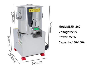 BEIJAMEI Electric Food Chopper Peralatan Sayuran Keluli Tahan Karat Mesin Memotong Bahan Sayuran Untuk Dijual