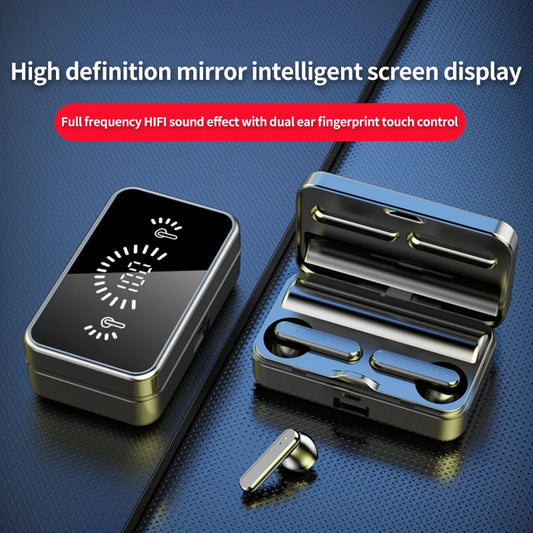 S20 Wireless Gaming Low Latency Bluetooth Earphones Stereo Digital Display Wireless Touch Sports Earphones