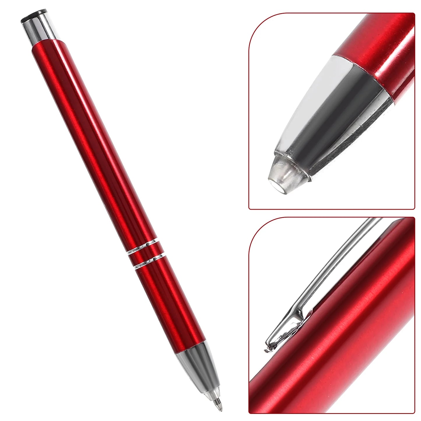 Lighted Ballpoint Pen Pens with Stylus Tips Metal Flashlight for Touch Screen Ink LED